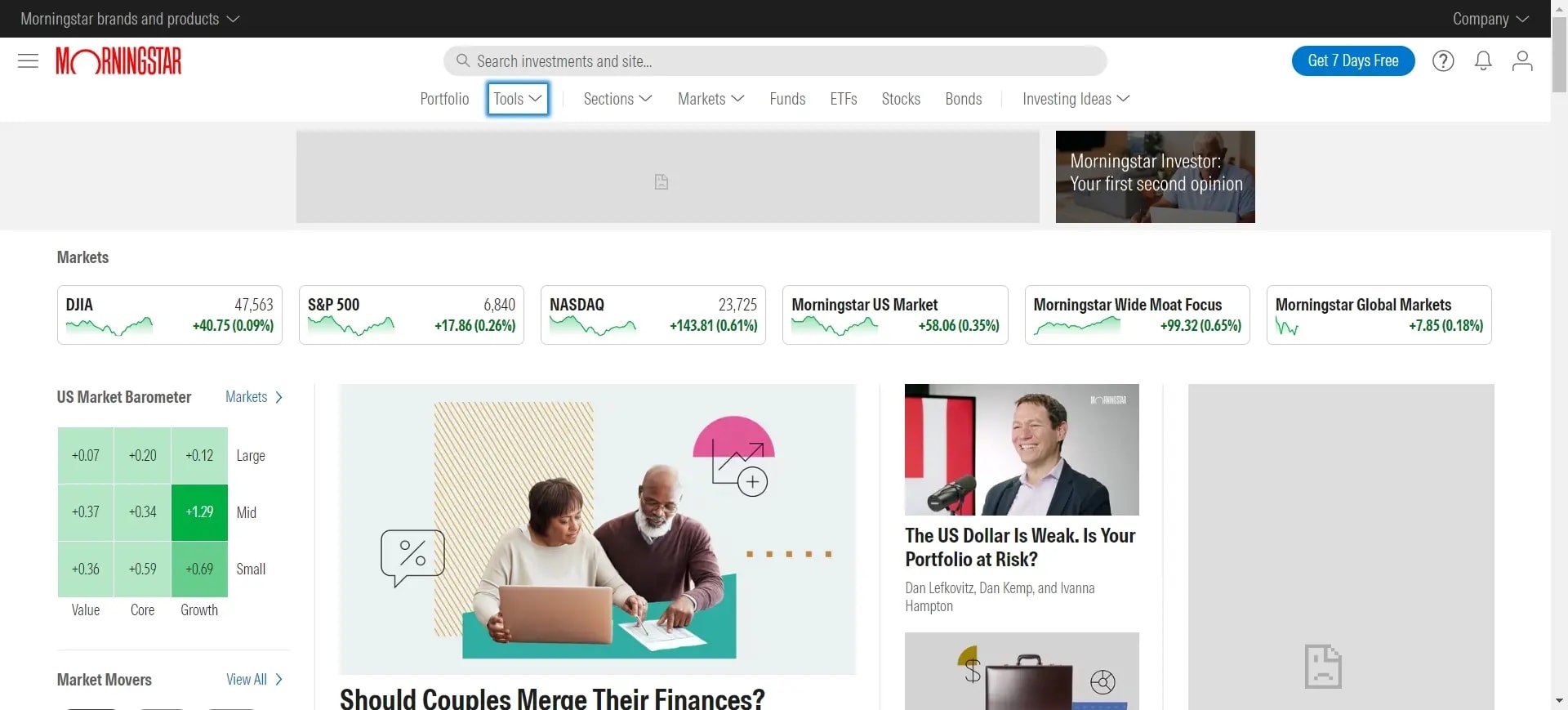 Morningstar Investor image